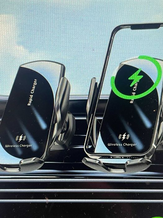 Samochodowy uchwyt na telefon ładowarka indukcyjna wireless charger