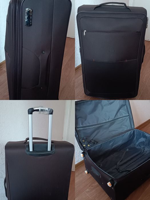 Чемодан большой на колёсах