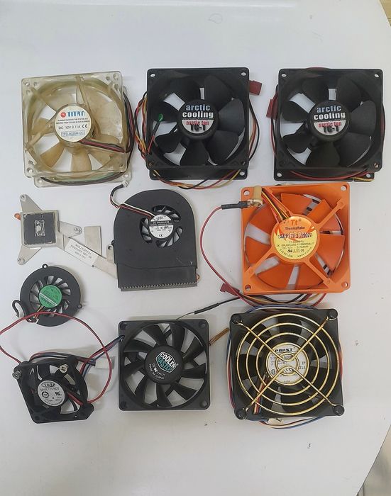 10 Ventiladores de arrefecimento para PC  - Bom estado