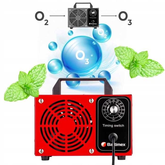 Ozonator Powietrza Generator Ozonu do Odgrzybiania i Usuwania Zapachu