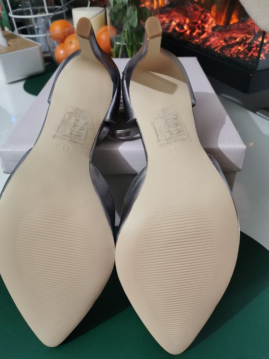 Srebrne szpilki Anna Field