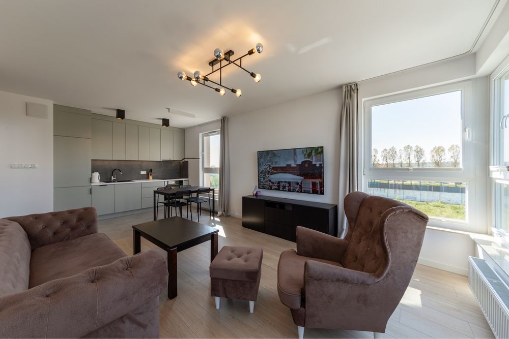 Wiszące Ogrody – 3 pokoje, 58 m², wysoki standard, balkon, Gdańsk ul. Przytulna