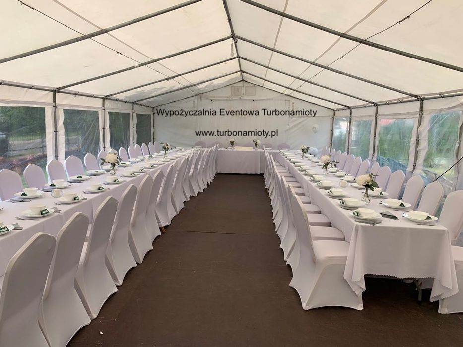 Wynajmę wynajem wypożyczalnia namiotów stołów krzeseł na imprezę