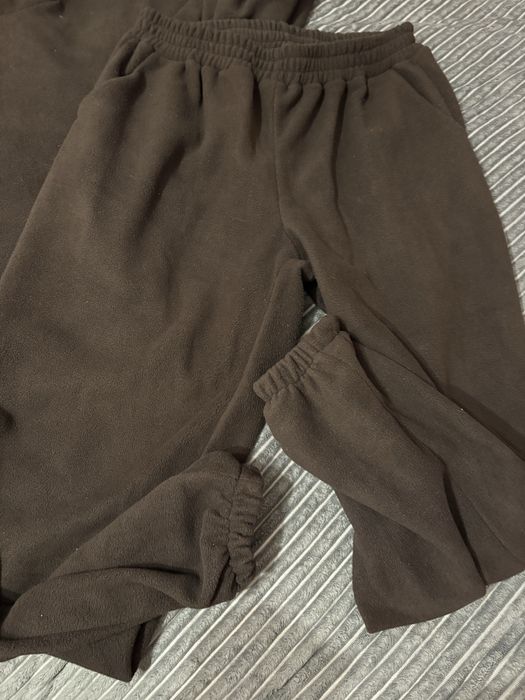 Флісовий костюм шоколадного кольору