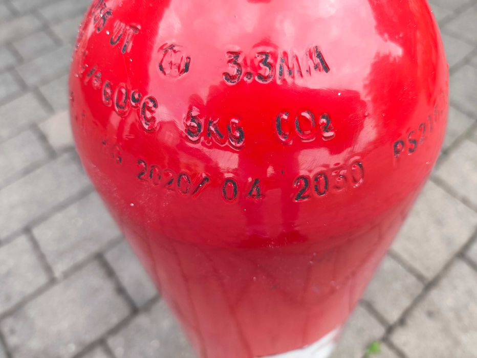 Gaśnica śniegowa 5kg CO2 - lub wymiana na butlę CO2