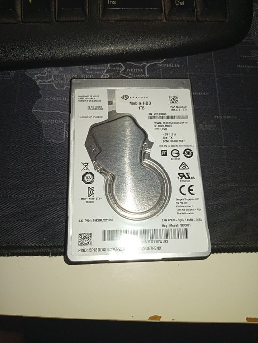 Disco Slim 2.5 1 TB Seagate Windows 10 instalado