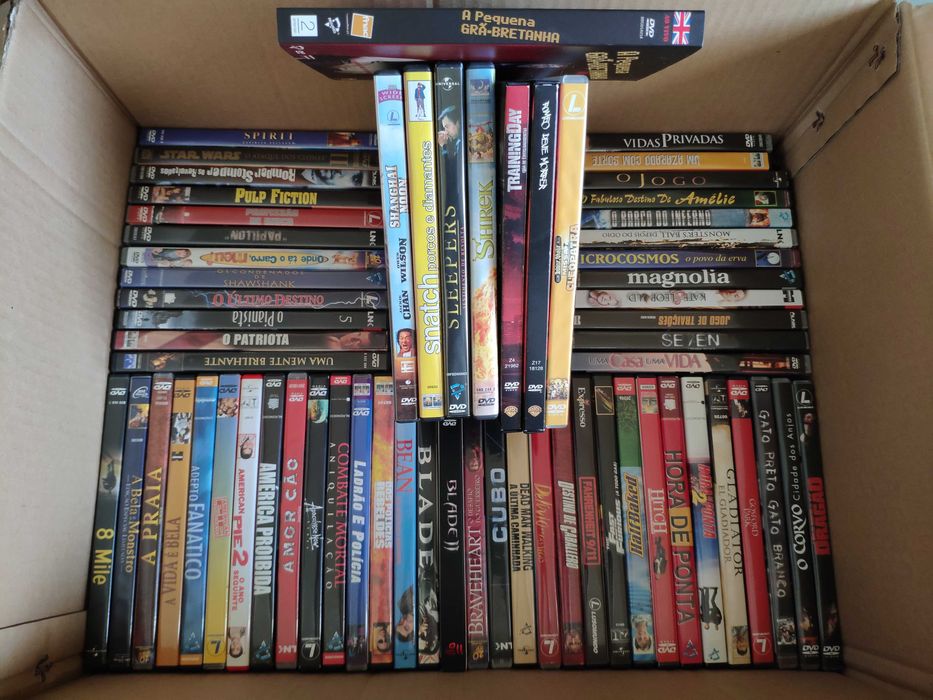 Coleção de 57 filmes DVD