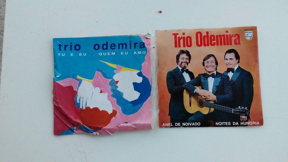 Vários discos de vinil de antigos20