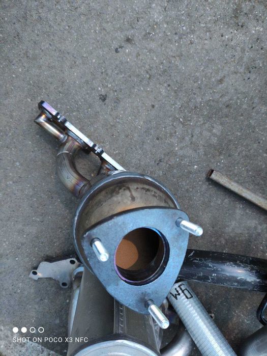 Паук вставка взамен катколлектора, катализатора 4-1 Opel