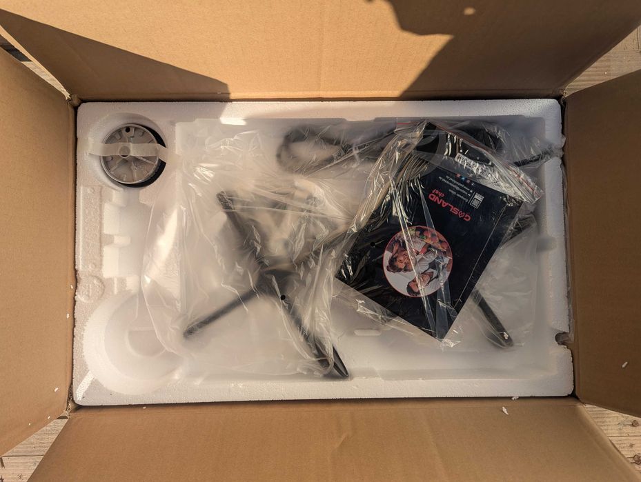 Gasland Fogão a Gás Embutido de Vidro Temperado Preto - Novo