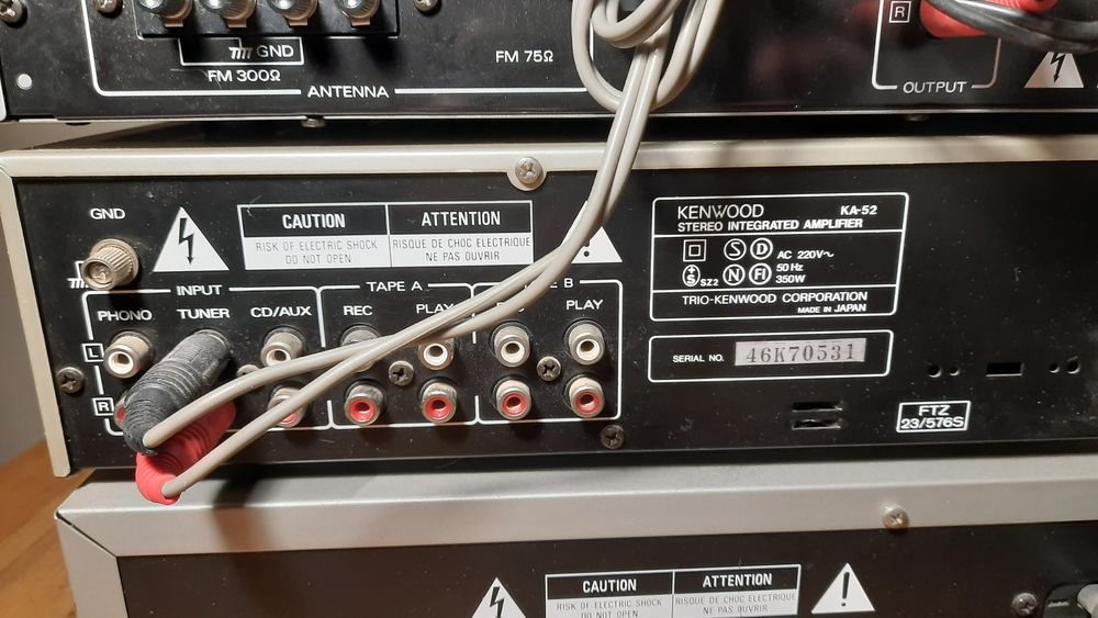 Wieza Kenwood Silver srebrna lata 80 te