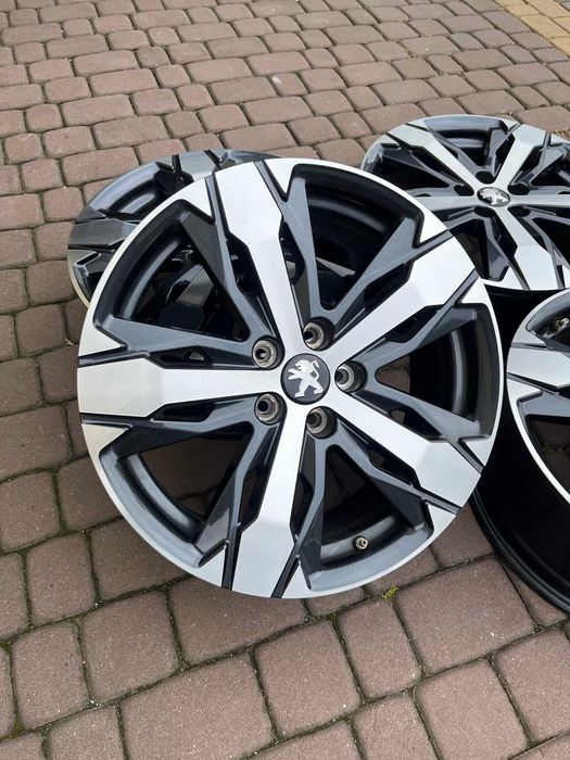 Oryginalne alufelgi Peugeot 5x108 18 cali BICOLOR 3008 , 5008
