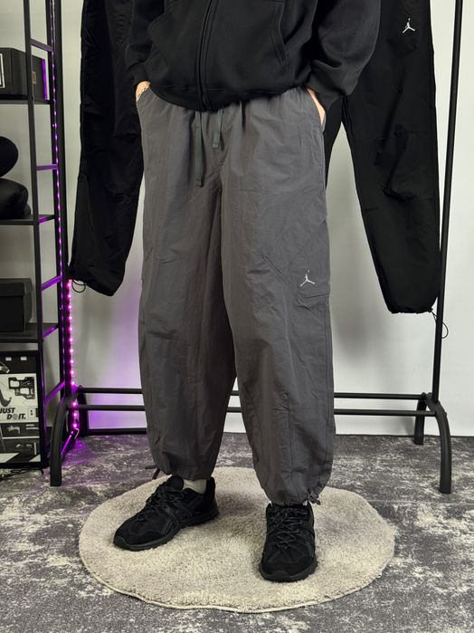 Оверсайз штани Jordan (Карго/Парашути),Сірі