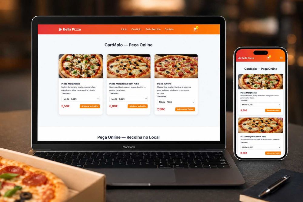 Criação de Sites Profissionais e Aplicações Web Personalizadas