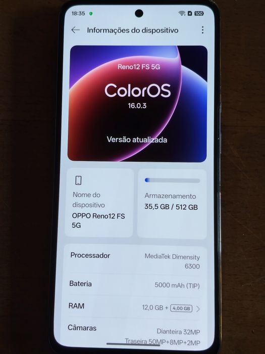 OPPO RENO 12 F/S 5G 12/512 - PREÇO BAIXOU