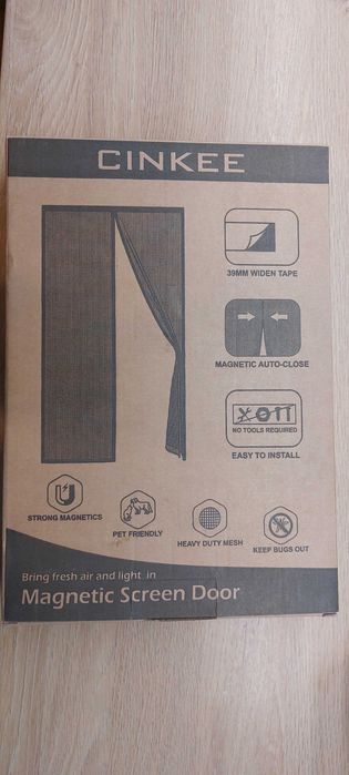 Kurtyna moskitiera magnetyczna