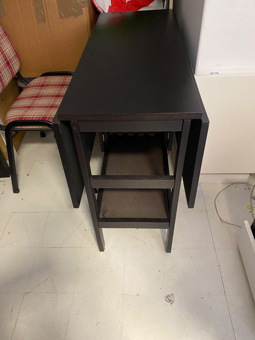Mesa desdobravel ikea preta