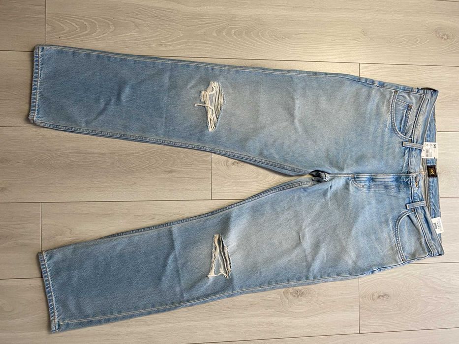 LEE West Regular r.36/32 Nowe, oryginalne spodnie jeansowe męskie babyblue