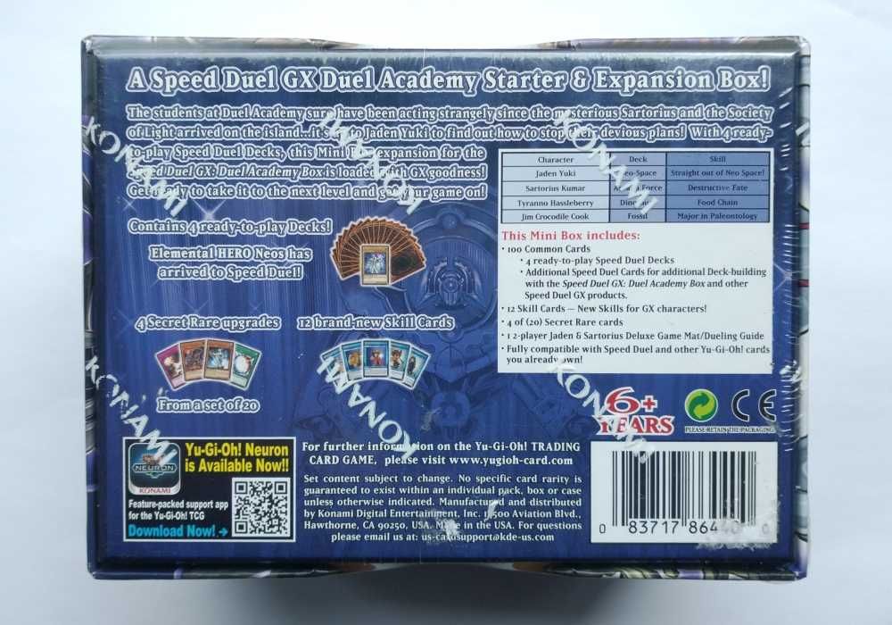 Yu-Gi-Oh! GX Speed Duel - Coleção Completa (Nova e Selada)