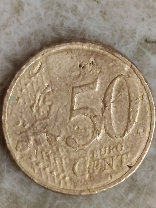 Moeda Holandesa 50 cêntimos