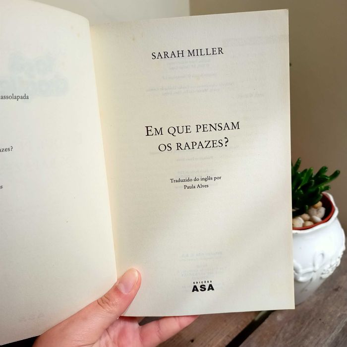 "Em que Pensam os Rapazes", de Sarah Miller