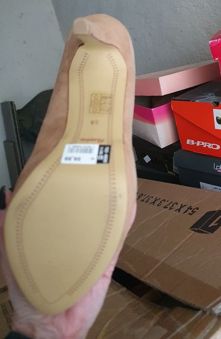 Sapatos camurça 38