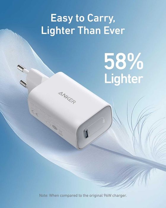 Anker Nano Ładowarka sieciowa 100 W + Kabel USB-C-USB-C 1,8 m biała