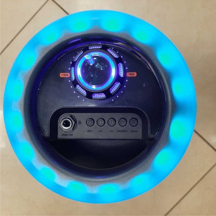 Bluetooth колонка 40см | RGB підсвітка | Караоке