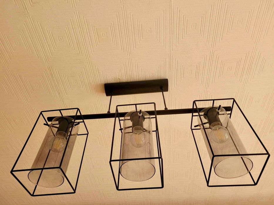 Lampa wisząca czarna