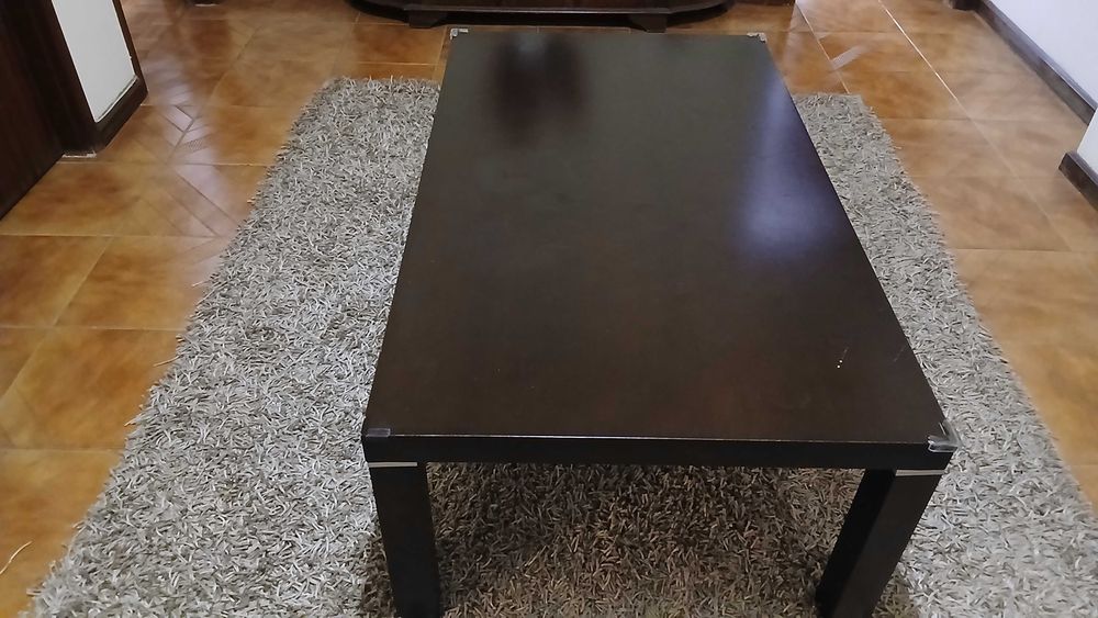 mesa retangular 120cmX70cm, altura 43cm