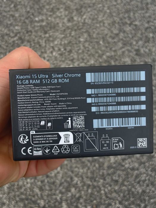 Xiaomi 15 Ultra 16/512gb garantia