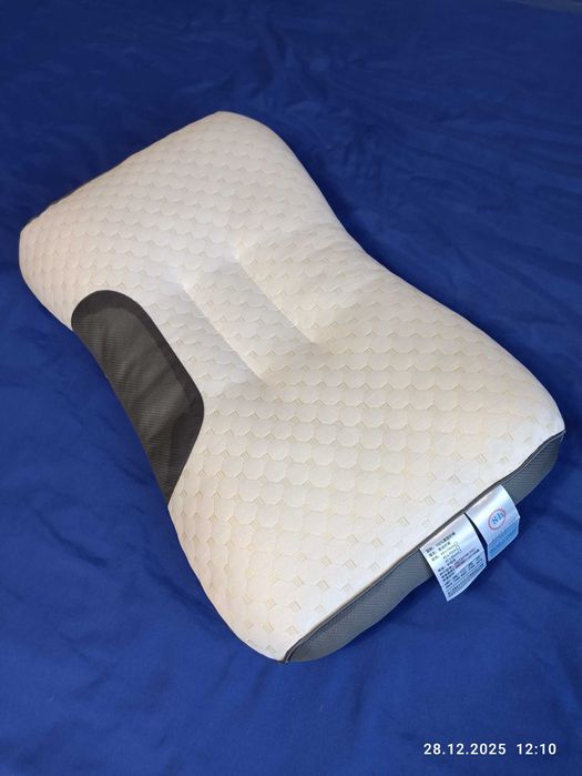Ортопедична подушка 900 грам! 65х40 см Холлофайбер
