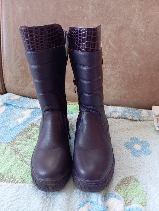 Сапоги зима для девочки высокие