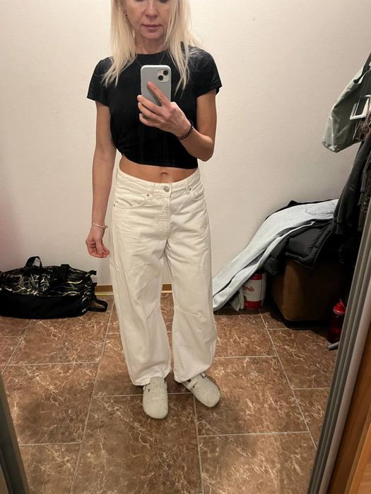 Джинси zara білі, 34 розмір