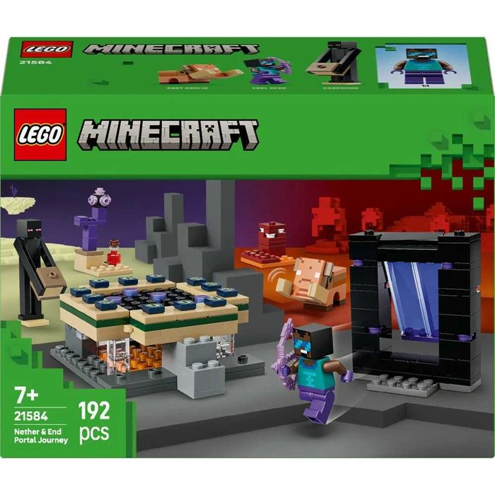LEGO Minecraft 21584 Podróż przez portal Netheru i Kresu