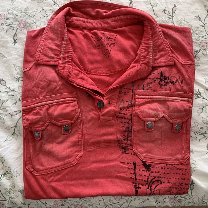 T shirt salsa vermelha