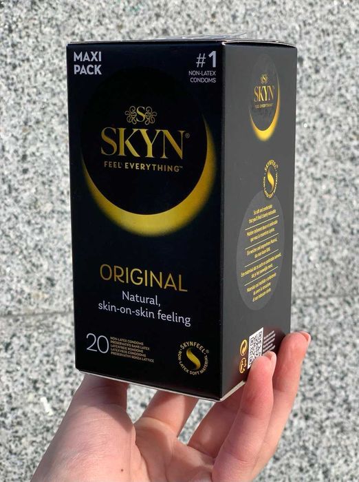 Презервативи Skyn Original 20 штук та 40 штук безлатексні преміум
