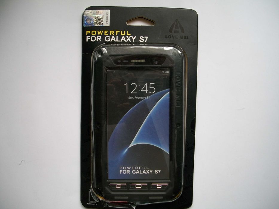 металлический защитный чехол на телефон Samsung Galaxy S 7