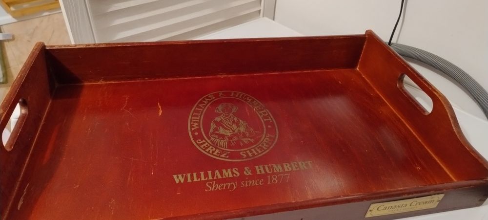 Taca Williams &Humbert, kolekcjonerska,drewno