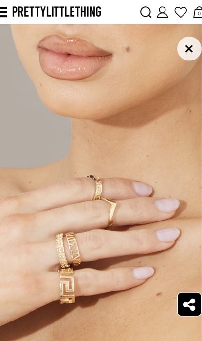 Набір кілець біжутерія 5 штук