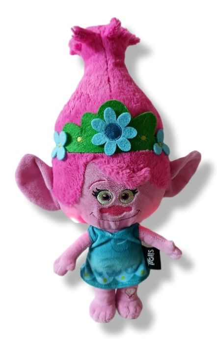 DreamWorks Trolls Trolle Poppy maskotka Świeci 37cm