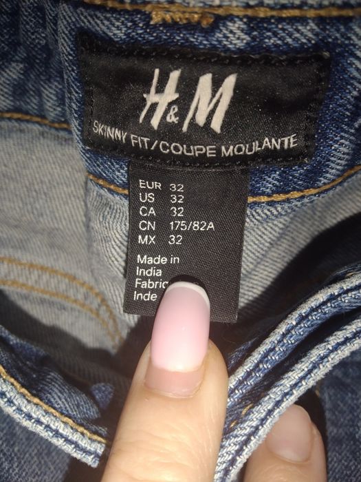 Spodnie dżinsowe z wysokim stanem H&M