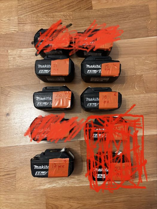 Makita 18v  4-5-6a