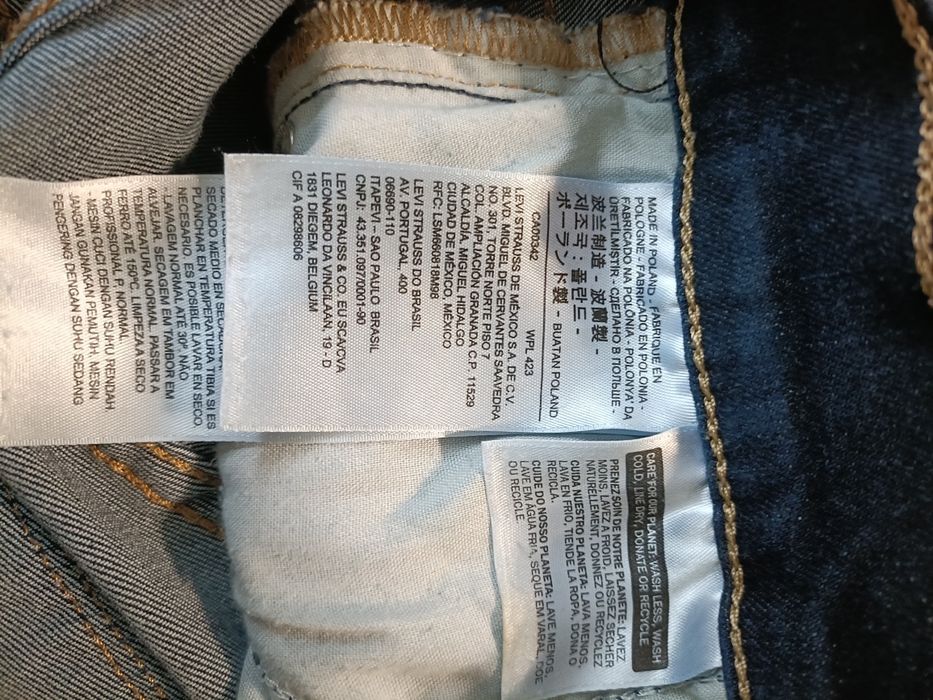 Spodnie Levi's że streczem