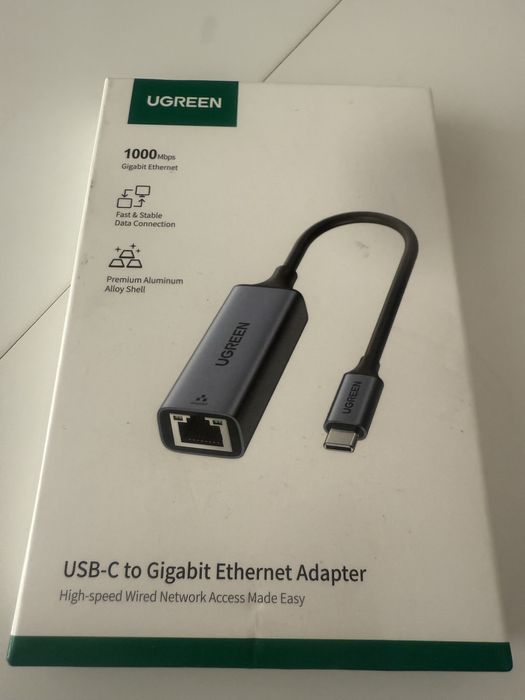 UGREEN Adapter Ethernet USB C na RJ45 1000 Mbps
