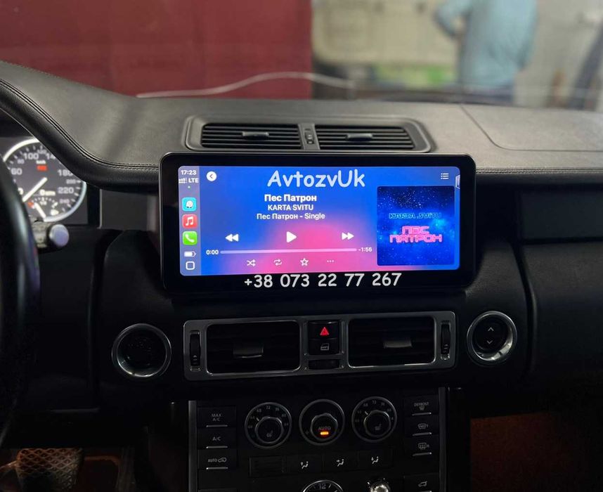 Магнитола Land Range Rover L322 Ренж Ровер Евог Android CarPlay EVOGUE