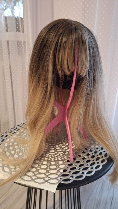 Peruka włosy blond