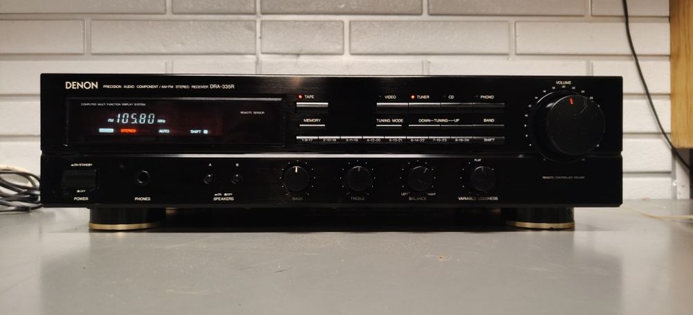 Amplituner DENON DRA-335R. IDEALNY