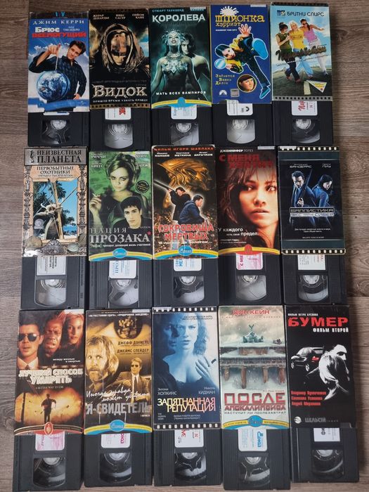 Відеокасети VHS колекція фільми ліцензія