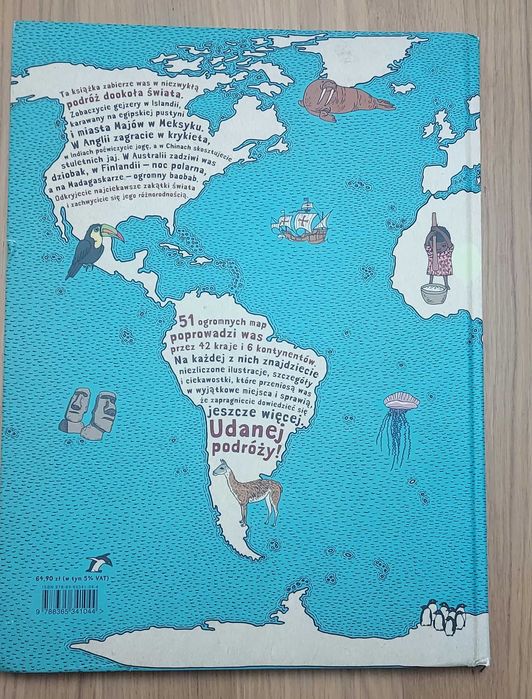 Mapy. Obrazkowa podróż po lądach, morzach i kulturach świata.